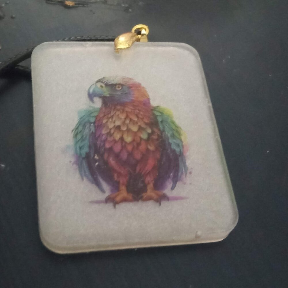 Handmade Kea Parrot Eagle Pendant Necklace
